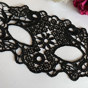 Black Lace Masquerade Mask - Elegant and Mysterious - Simone Chérie Fine Lingerie