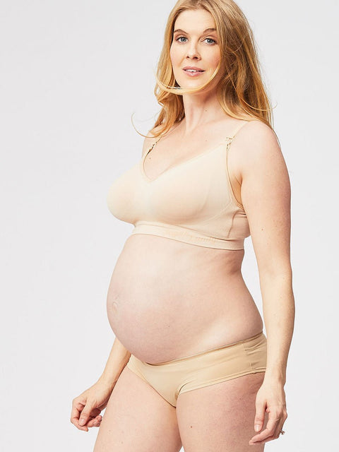 Cake Maternity Popping Candy Maternity & Nursing Bralette (G - K) - Beige - Petit à Petit Lingerie Boutique#