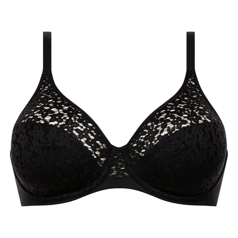 Chantelle Norah Comfort Underwire Bra - Black - Final Sale - Simone Chérie Fine Lingerie