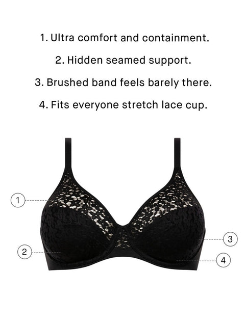 Chantelle Norah Comfort Underwire Bra - Nude Blush - Final Sale - Simone Chérie Fine Lingerie