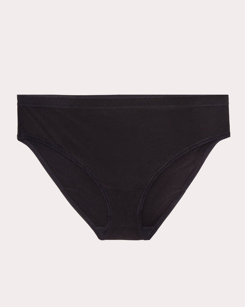 Curvy Couture Silky Smooth High Cut Brief - Black - Simone Chérie Fine Lingerie