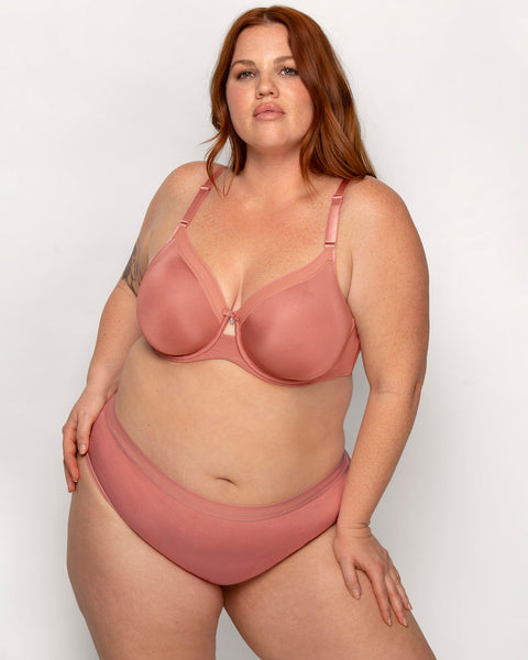 Curvy Couture Silky Smooth Micro Unlined - Desert Dawn - Simone Chérie Fine Lingerie
