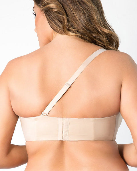 Curvy Couture Smooth Strapless Multi - Way Bra - Champagne Nude - Simone Chérie Fine Lingerie