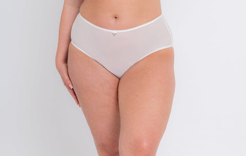 Curvy Kate Victory Short Panty in White | Final Sale - Simone Chérie Fine Lingerie