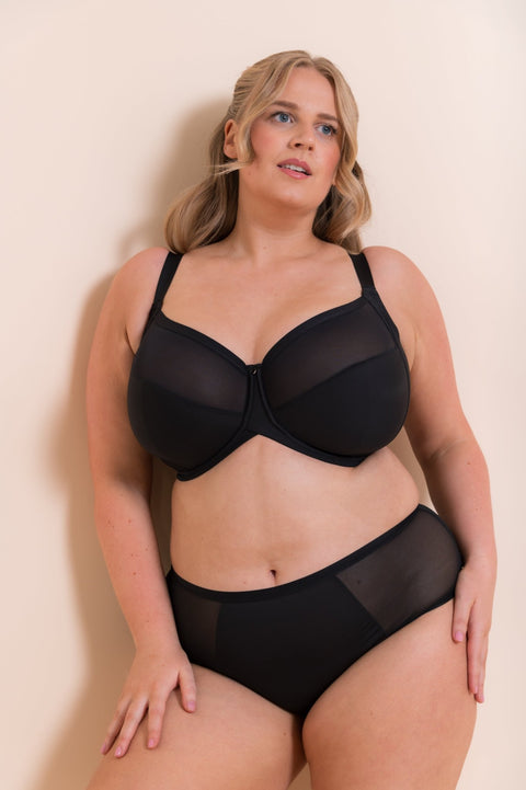 Curvy Kate WonderFully Full Cup Side Support Bra - Black - Simone Chérie Fine Lingerie