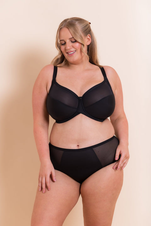 Curvy Kate WonderFully Full Cup Side Support Bra - Black - Simone Chérie Fine Lingerie