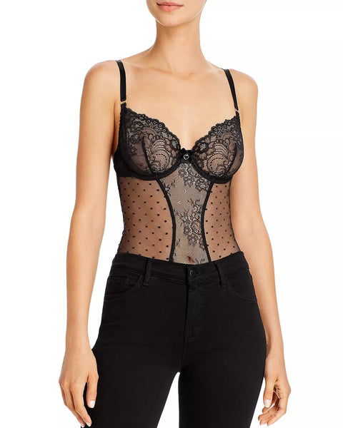 Dita Von Teese Fiamma Bodysuit - Black - Simone Chérie Fine Lingerie