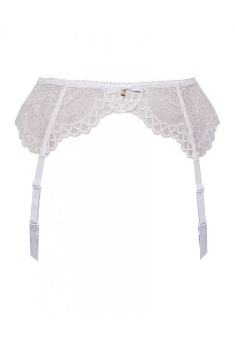 Gossard Superboost Suspender Belt - White - Simone Chérie Fine Lingerie