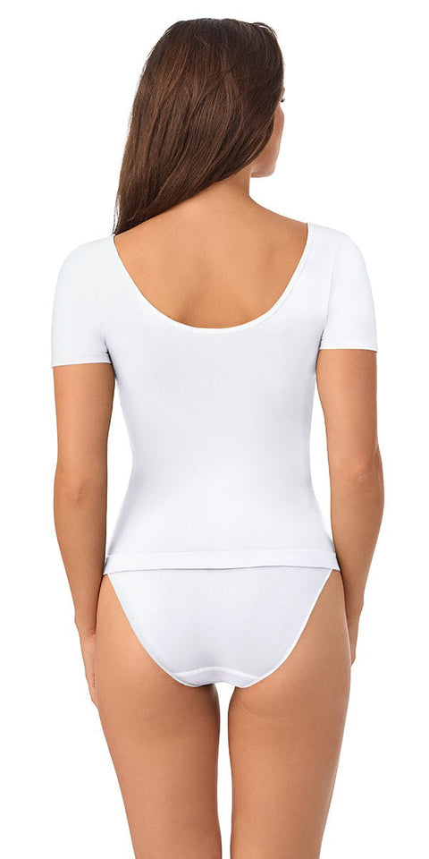 Le Mystere Seamless Comfort T-Shirt - White - Simone Chérie Fine Lingerie