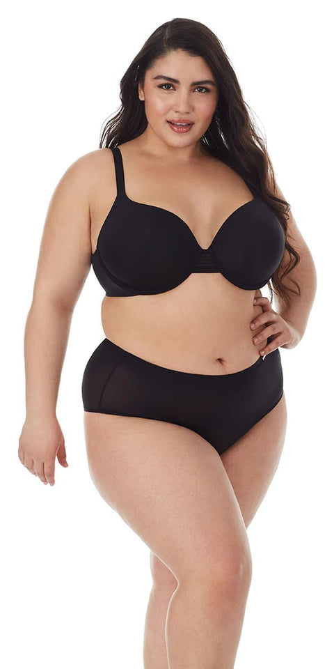 Le Mystere Second Skin Back Smoother Bra - Black - Simone Chérie Fine Lingerie