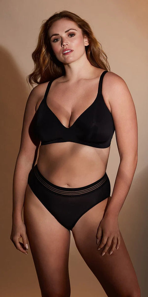 Le Mystere Second Skin Wireless Bra - Black - Simone Chérie Fine Lingerie