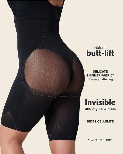 Leonisa SmartShape HW Shaper Short - Black - Simone Chérie Fine Lingerie