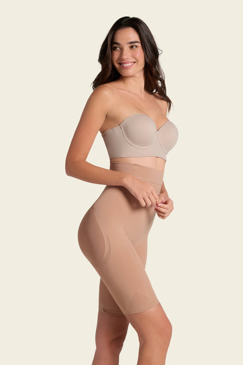 Leonisa SmartShape HW Shaper Short - Natural - Simone Chérie Fine Lingerie