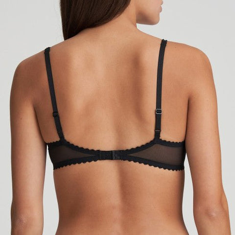 Marie Jo Jane Balcony Bra Horizontal Seam - Black - Final Sale - Simone Chérie Fine Lingerie