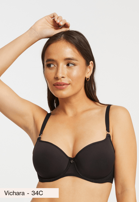 Montelle Spacer Balconette - Black - Simone Chérie Fine Lingerie