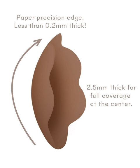 NOOD No - Show Reusable Nipple Covers - Bronze - Simone Chérie Fine Lingerie