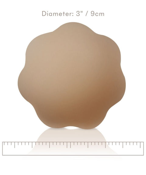 NOOD No - Show Reusable Nipple Covers - Soft Tan 5 - Simone Chérie Fine Lingerie