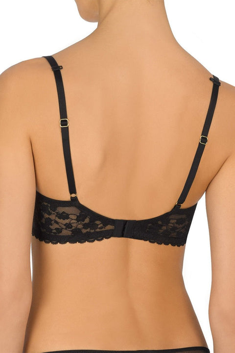 Natori Cherry Blossom Convertible Bra - Black - Petit à Petit Lingerie Boutique#