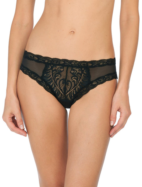 Natori Feather Hipster - Black - Petit à Petit Lingerie Boutique#