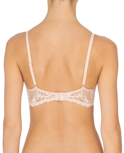 Natori Feathers Plunge Bra - Cameo Rose - Simone Chérie Fine Lingerie