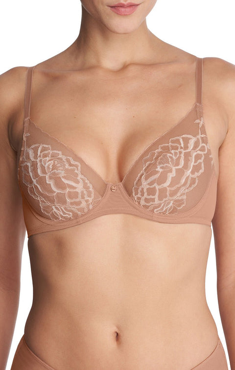 Natori Flora Contour Underwire Bra - Glaze Cashmere - Petit à Petit Lingerie Boutique#