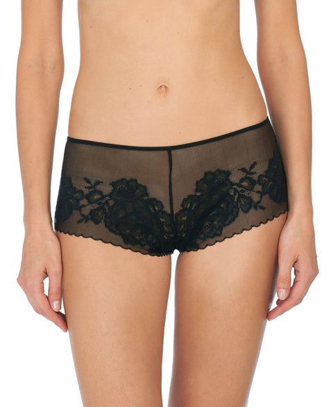 Natori Flora Girl Brief - Black - Petit à Petit Lingerie Boutique#