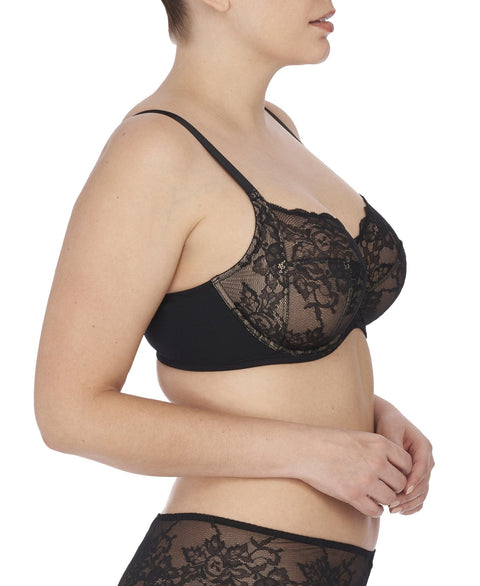 Natori Statement Full Fit Bra - Black - Petit à Petit Lingerie Boutique#