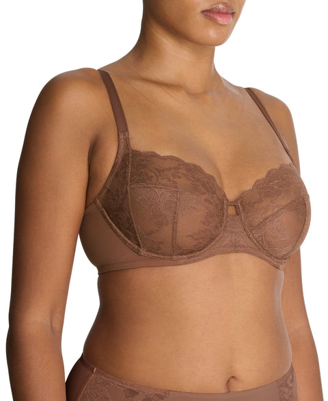 Natori Statement Full Fit Bra - Nutmeg - Petit à Petit Lingerie Boutique#