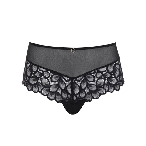 Panache Allure Deep Brief - Black/Latte - Petit à Petit Lingerie Boutique#