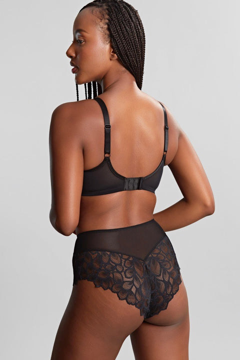 Panache Allure Deep Brief - Black/Latte - Petit à Petit Lingerie Boutique#