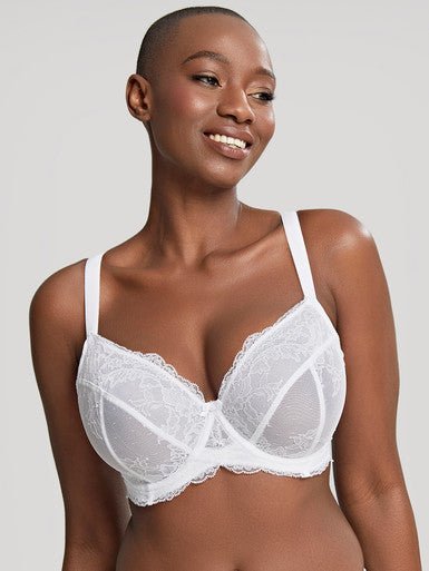 Panache Ana Plunge Bra - White - Petit à Petit Lingerie Boutique#