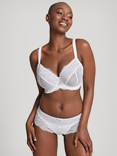 Panache Ana Plunge Bra - White - Petit à Petit Lingerie Boutique#