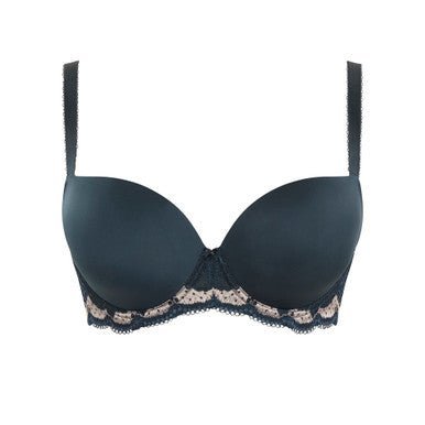 Panache Clara Moulded T-Shirt Bra in Navy Pearl - Final Sale - Simone Chérie Fine Lingerie