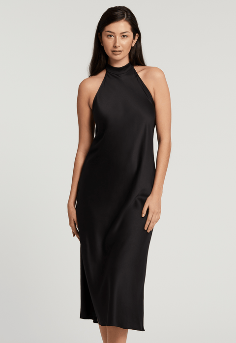 Rya Collection Charming Halter Gown - Black - Simone Chérie Fine Lingerie