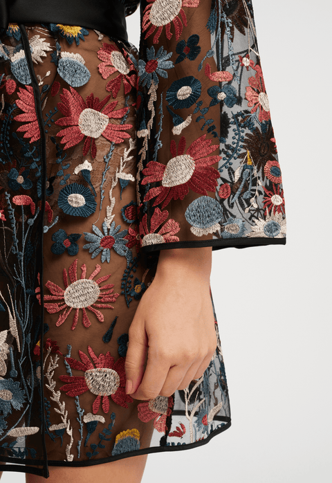Rya Collection Botannica Floral Embroidered Cover Up Robe - Simone Chérie Fine Lingerie