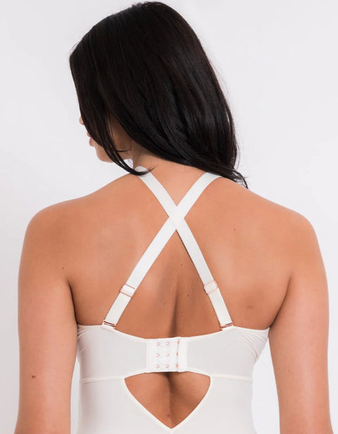 Scantilly Indulgence Multiway Stretch Lace Body - Ivory - Petit à Petit Lingerie Boutique#