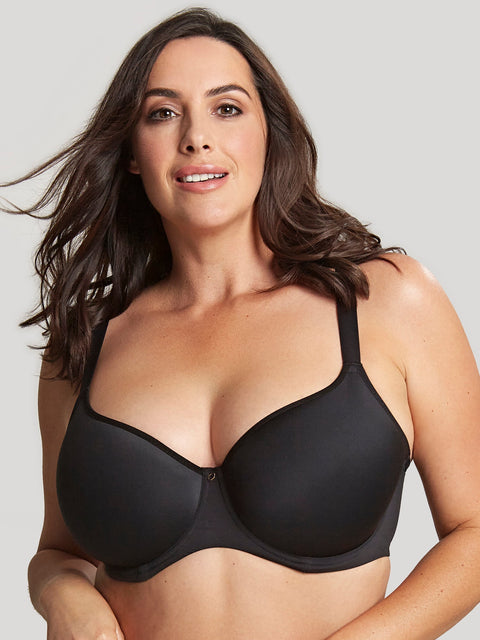 Sculptresse by Panache Elegance T-Shirt Bra - Black - Simone Chérie Fine Lingerie