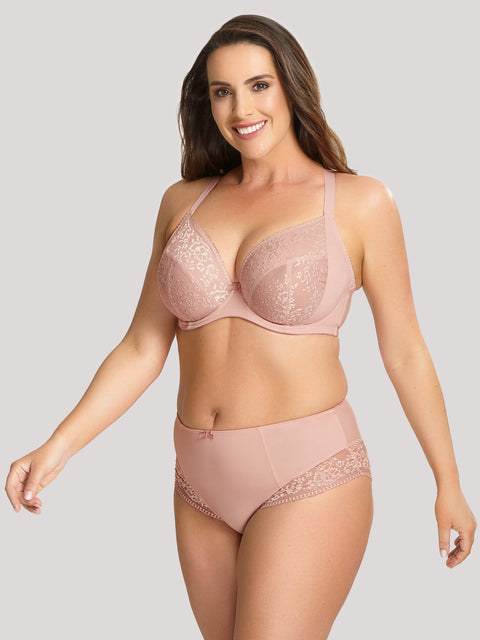 Sculptresse by Panache Roxie Brief - Misty Rose - Simone Chérie Fine Lingerie