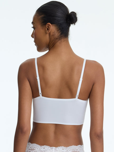 Skarlett Blue Captivate Lace Corset Cami in White - Simone Chérie Fine Lingerie