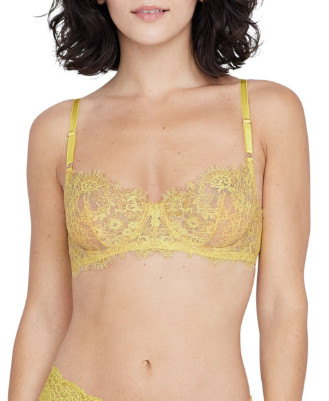 Skarlett Blue Entice Balcony Bra - Canary/Nylon - Petit à Petit Lingerie Boutique#