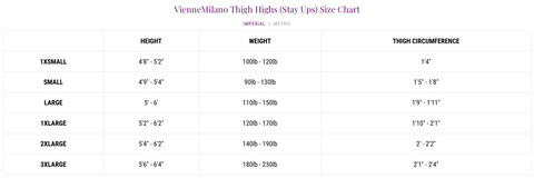 Vienne Milano Isabella Sheer Thigh Highs - Chestnut Brown - Simone Chérie Fine Lingerie