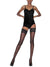 Vienne Milano Isabella Sheer Thigh High Stockings - Classic Black